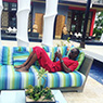 Chris Smith a.k.a. CLS, relaxing in a chair while on vacation at the Royalton Resort in an Instagram post.