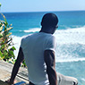 Chris Smith a.k.a. CLS, enjoying the scenery while on vacation at the Sea Cliff Resort in an Instagram post.